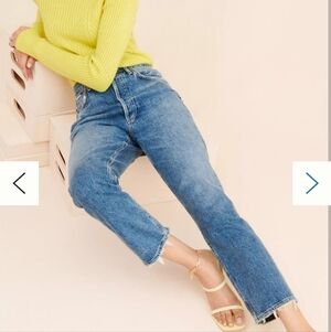 AGOLDE Riley CROPPED SLIM Women's Jeans